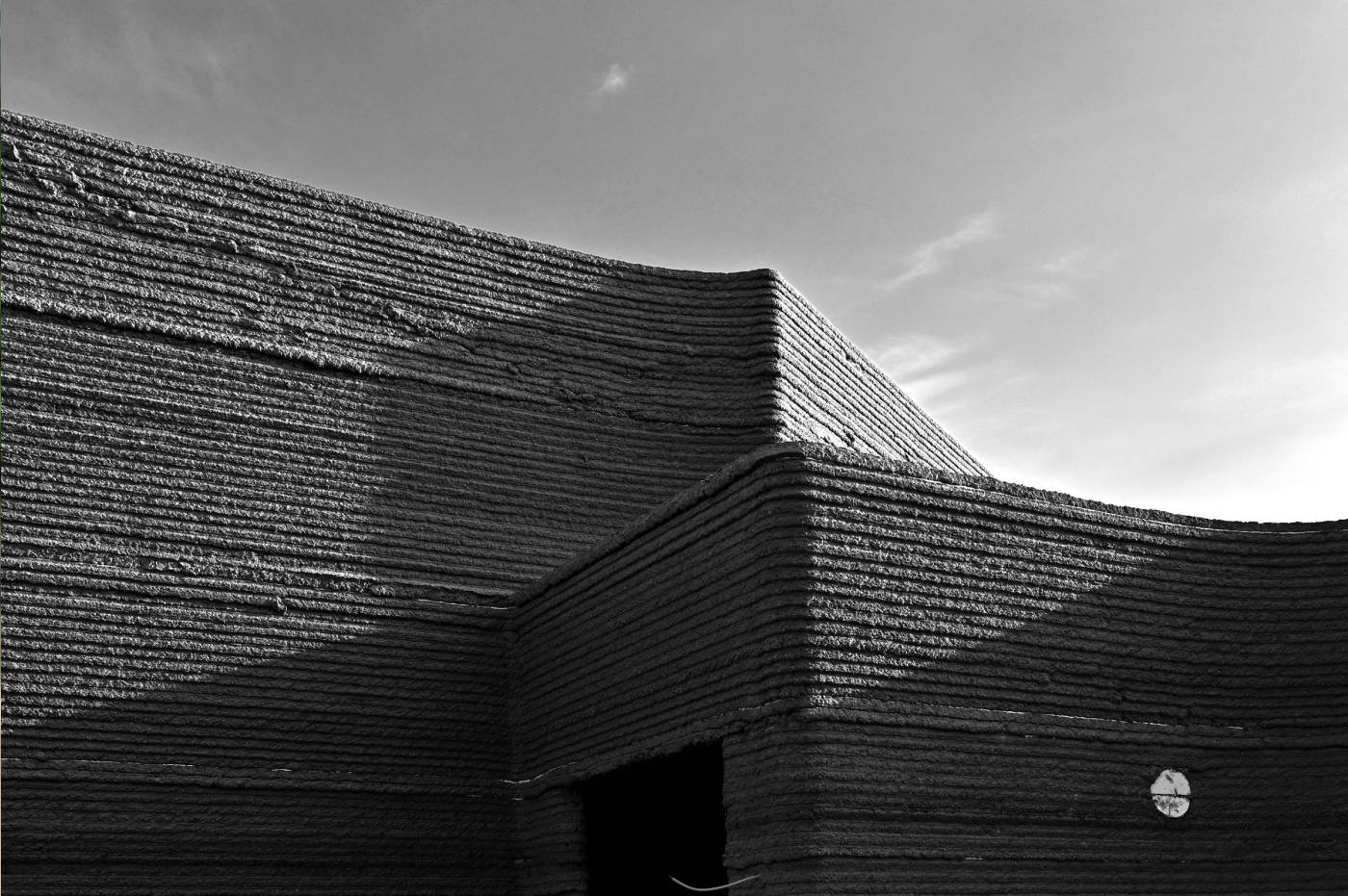 3DCP Group's 3D concrete printer in operation on a construction site